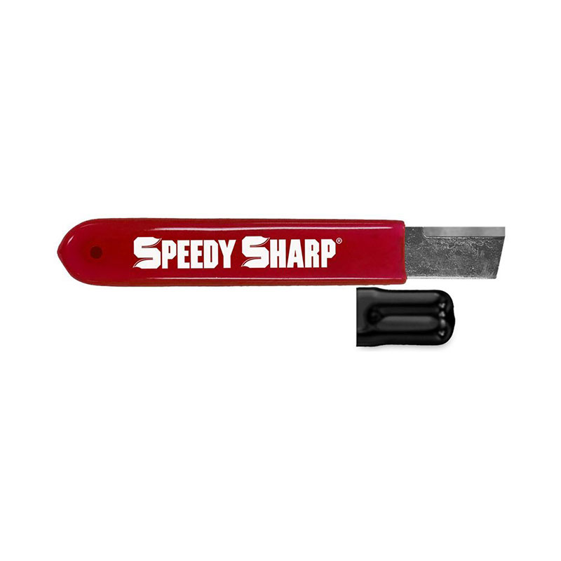 The Original Speedy Sharp Carbide Sharpener, Knife Sharpener, red