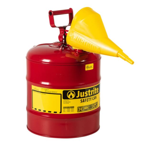 SGGC5F Gas Can 5 Gal Safety with Funnel