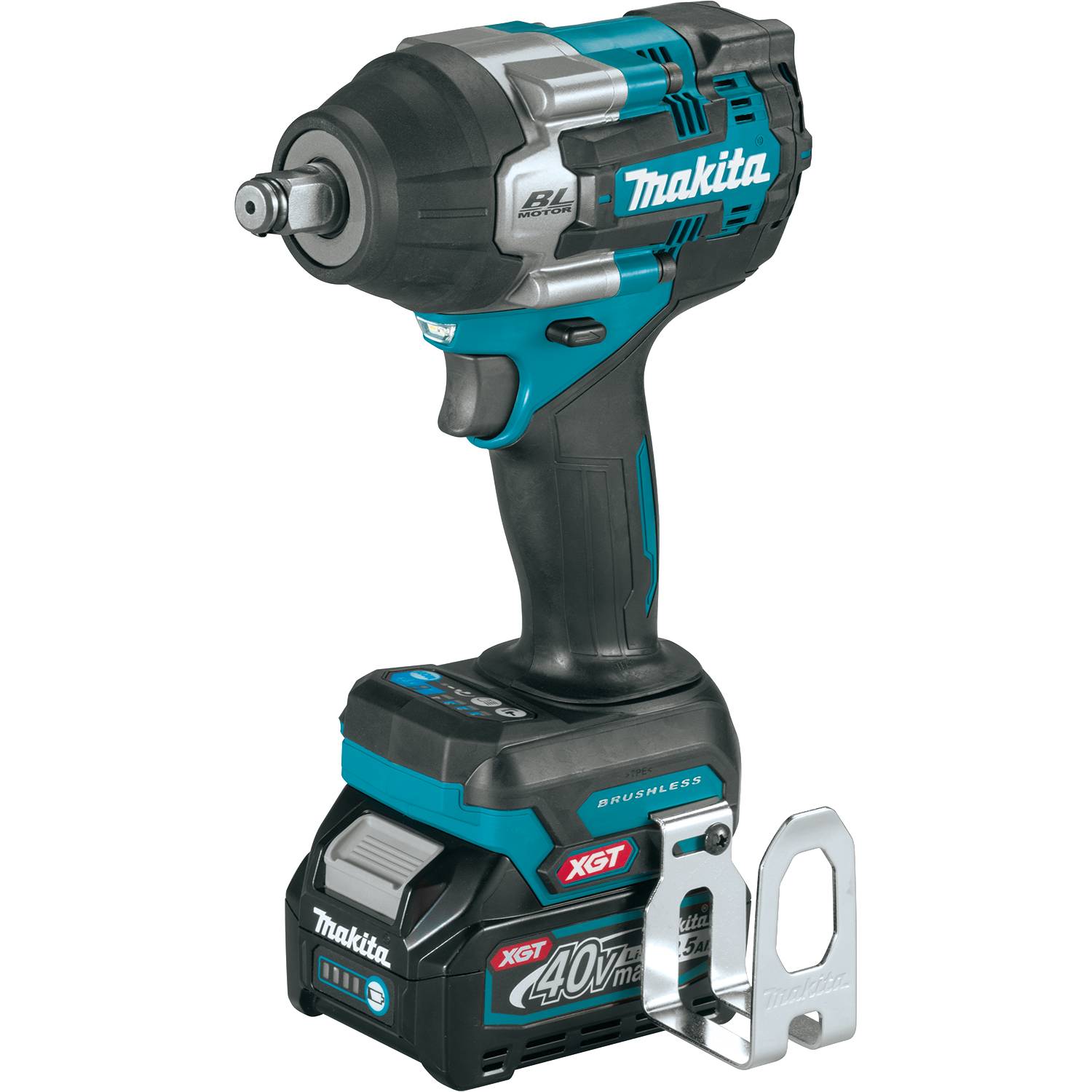 Makita Xgt 40v Mid Torque Impact Wrench Kit With Friction Ring Anvil